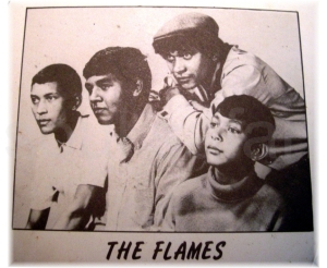 the flames promo pic from compilation 'It's Happening 1967' . Fontana Records SA