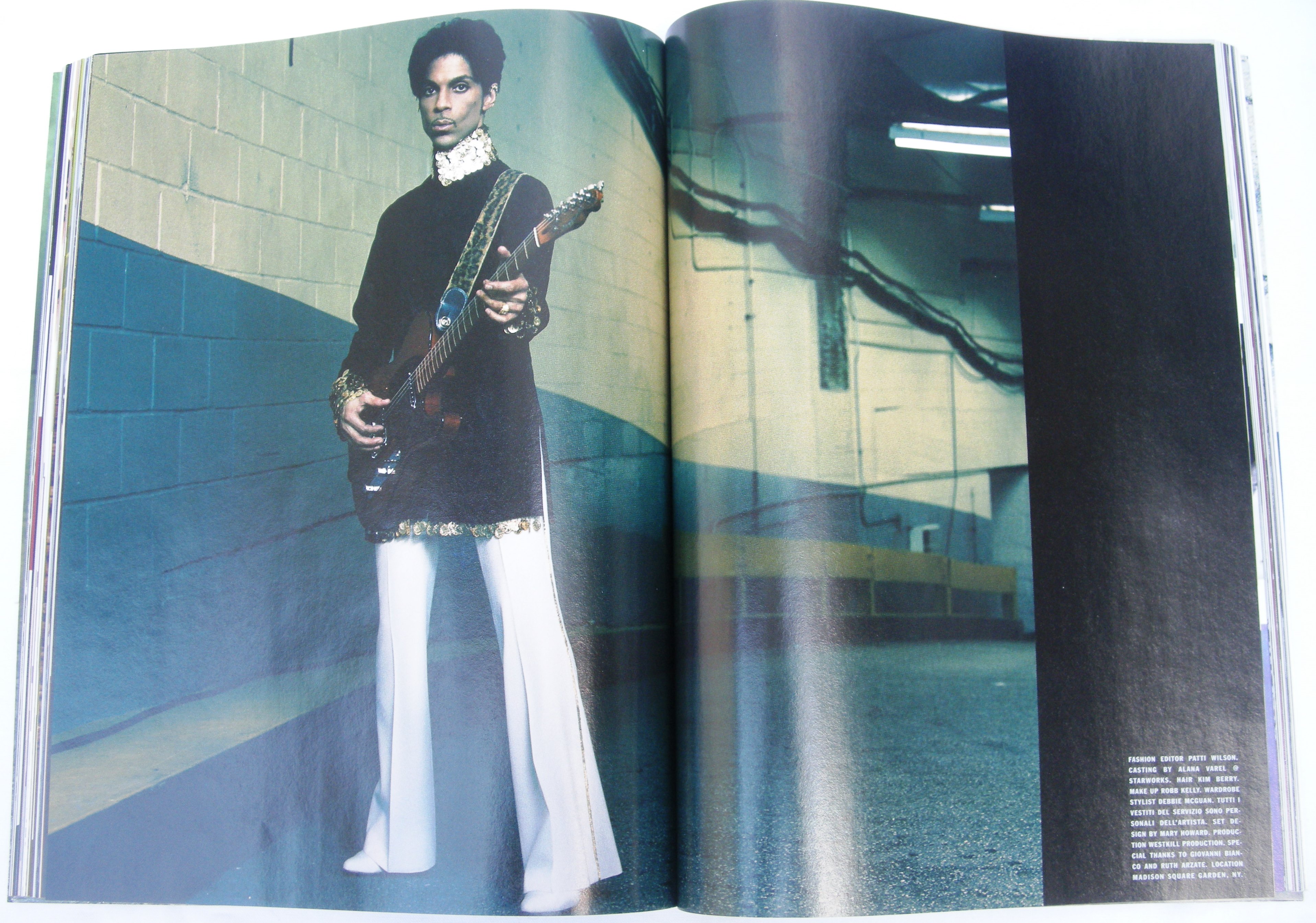Image result for L'Uomo Vogue Magazine (2004) Prince